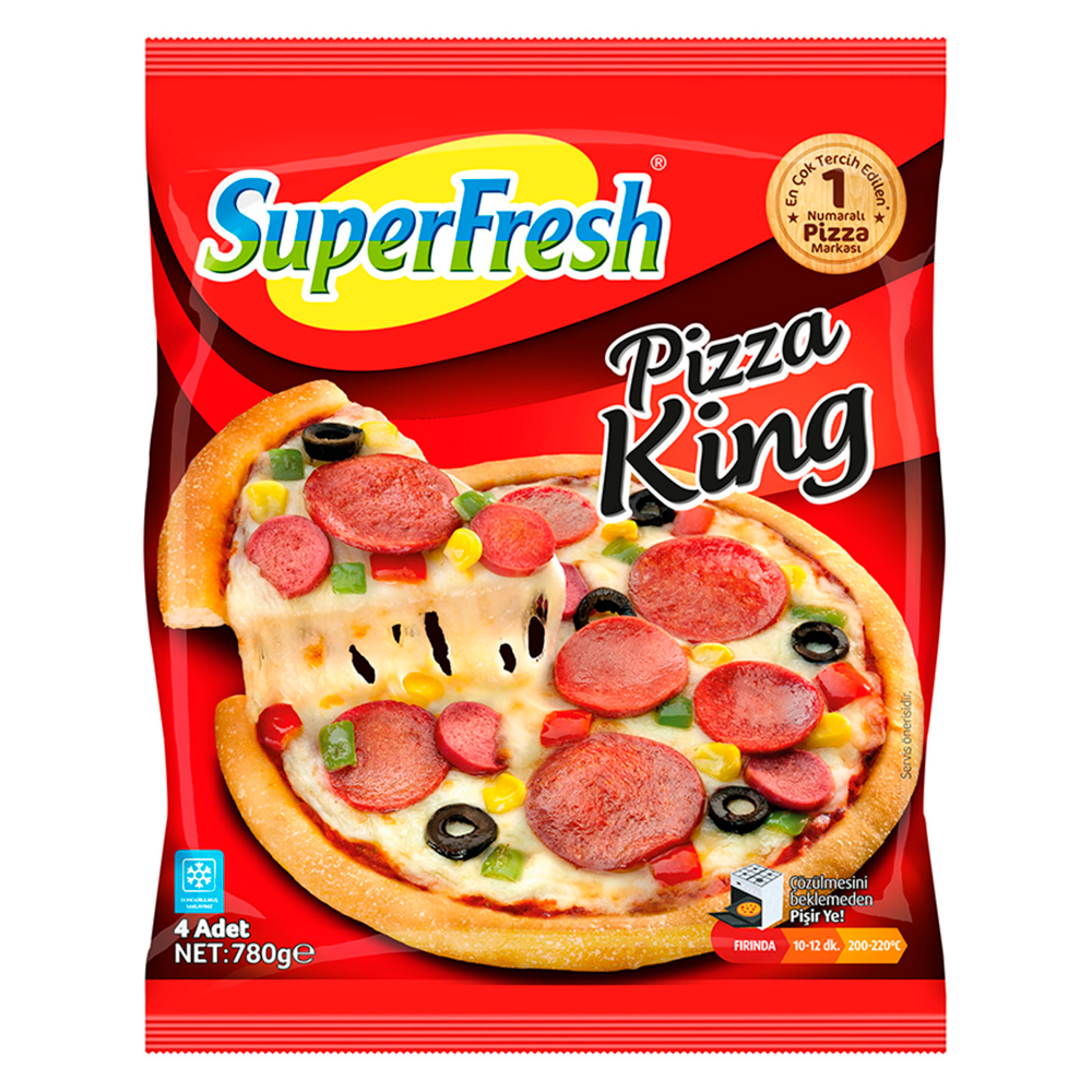 Hilal Market. SUPERFRESH PIZZA KING 4LU 780GR